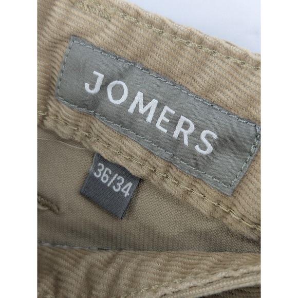 LOT 2!🚨Jomers Slim Straight Chino Pants Mens Size 36X31 Corduroy Work Trousers - Picture 2 of 13